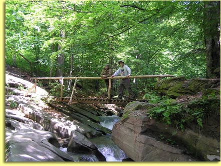Howchi & Geora on the bridge between 
cultures - Original Photography by Keith Howchi Kilburn